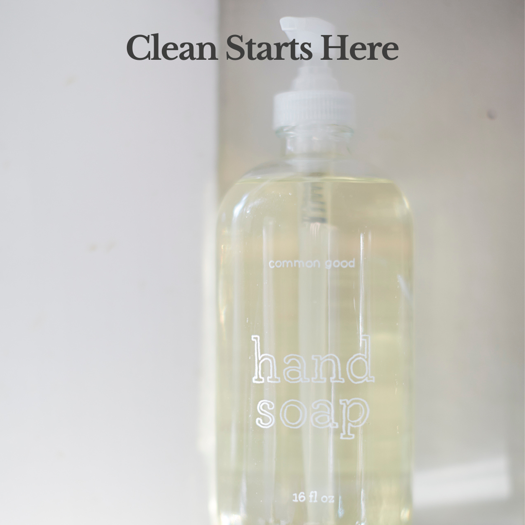 Dish Soap Empty Glass Bottle, 16oz