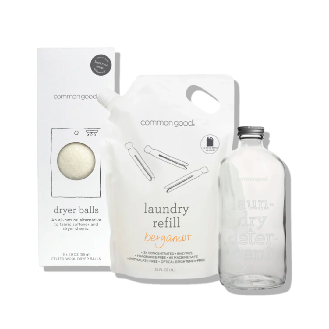 Laundry Glass Bottle Set