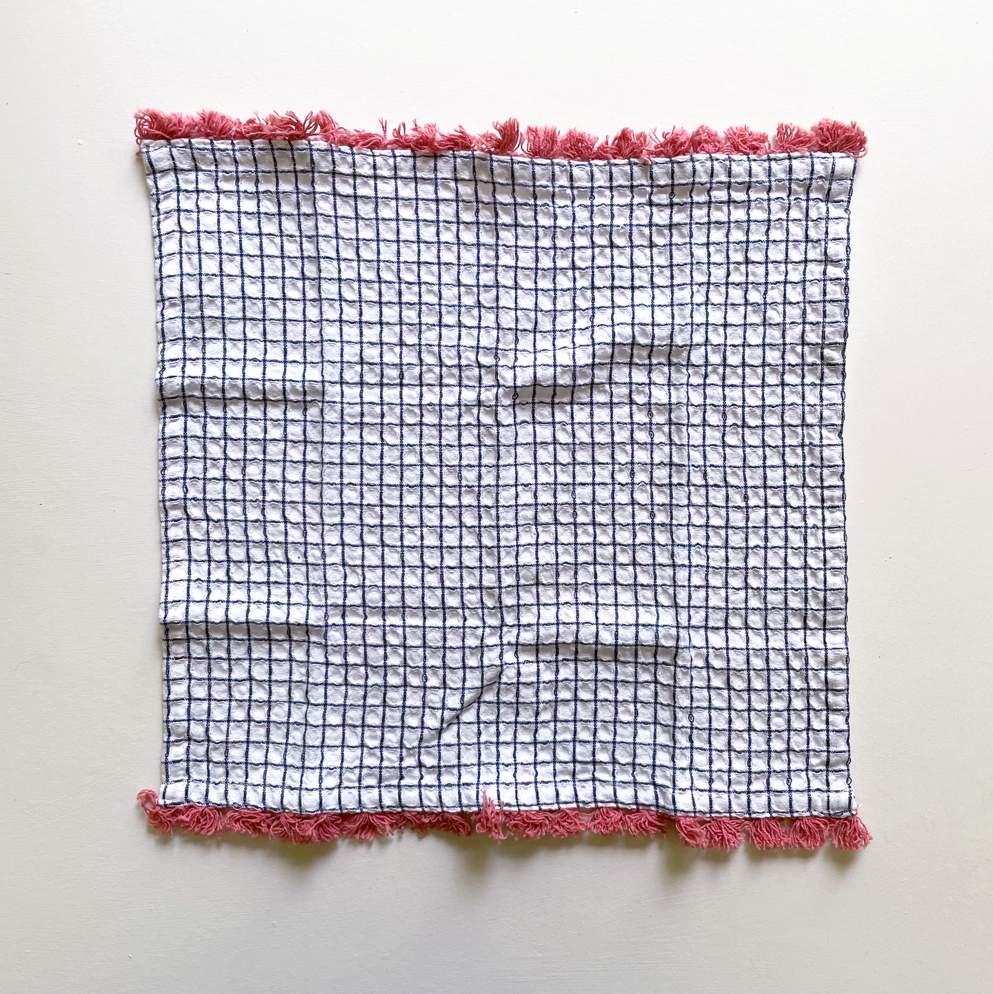 100% Cotton Waffle Fringe Kitchen Dishcloth