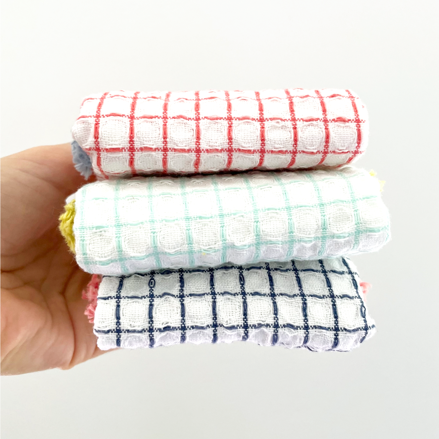 100% Cotton Waffle Fringe Kitchen Dishcloth