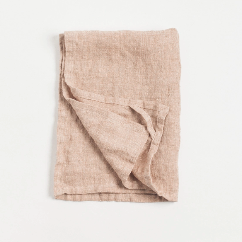 Stone Washed Linen Tea Towel