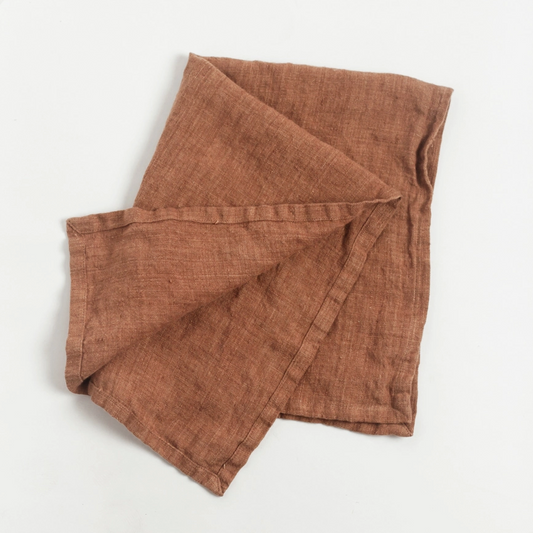 Stone Washed Linen Tea Towel