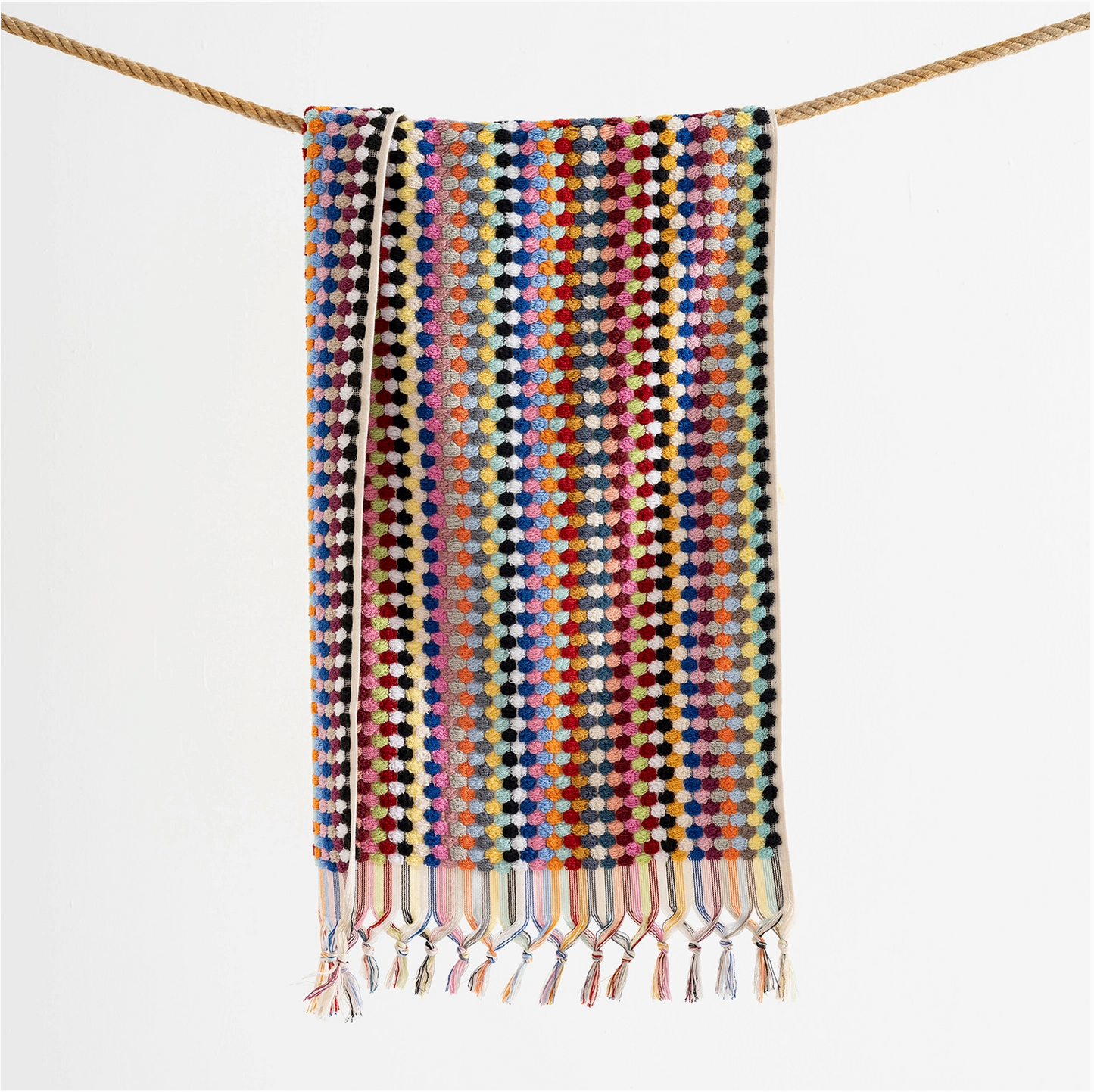 Pompom Bubble Handloomed Turkish Hand Towel