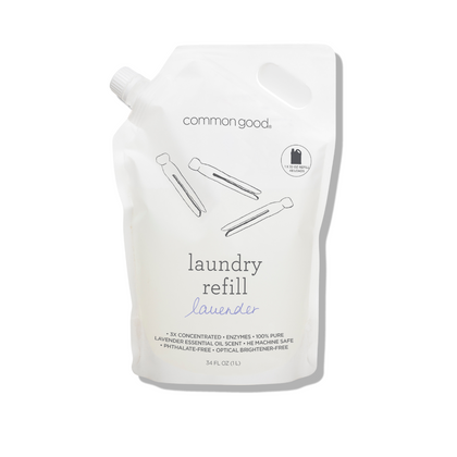 Laundry Detergent Refill Pouch, 34 Fl Oz - Common Good