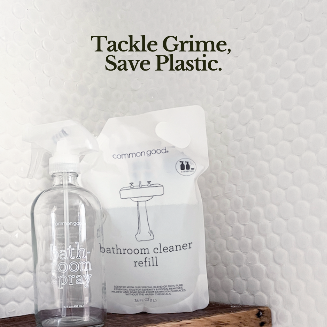 Bathroom Cleaner Refill Pouch, 34 Fl Oz