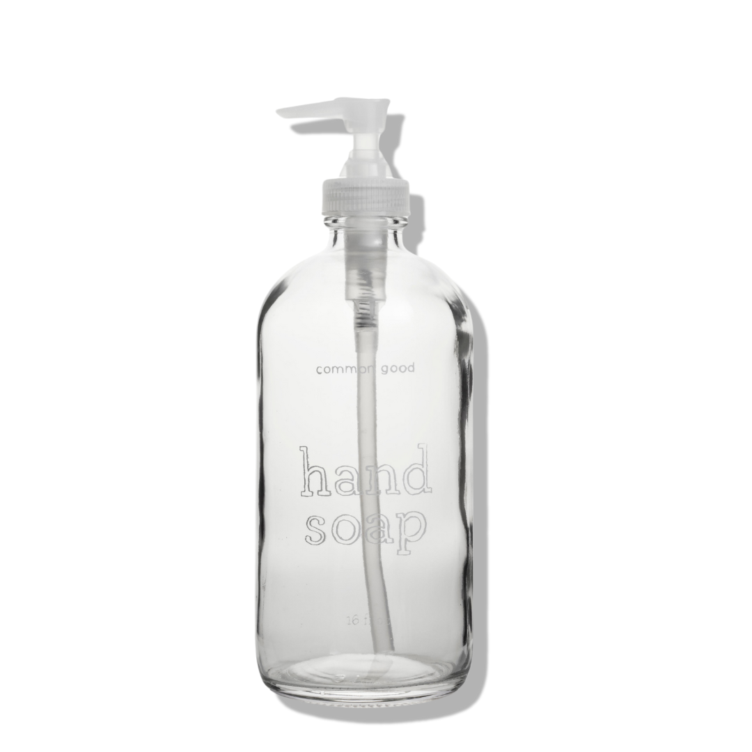 Hand Soap Empty Glass Bottle
