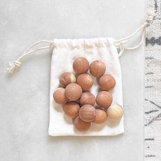 Cedar Ball Drawer Sachet