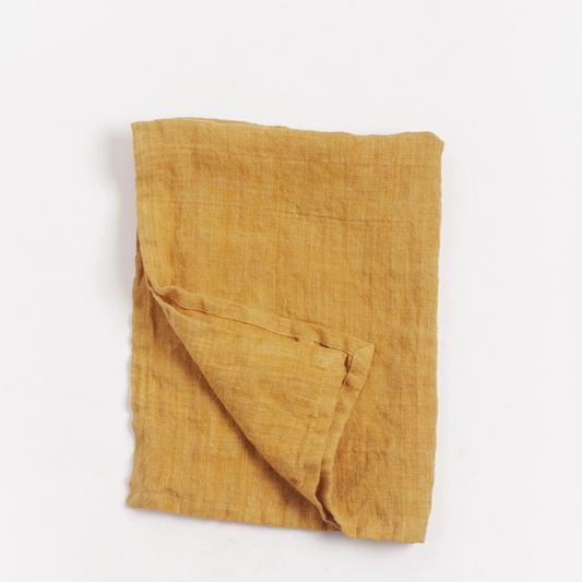 Stone Washed Linen Tea Towel