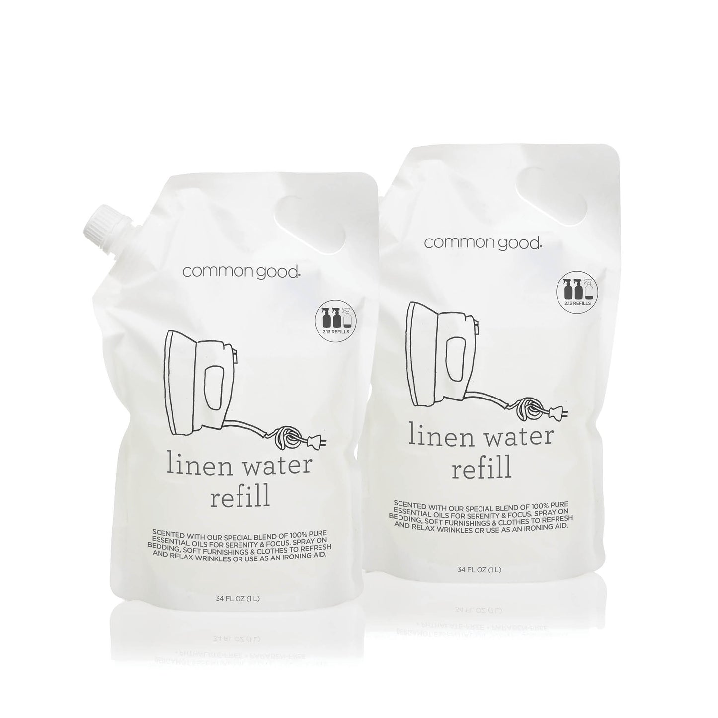 Linen Water Refill Pouch, 34 Fl Oz