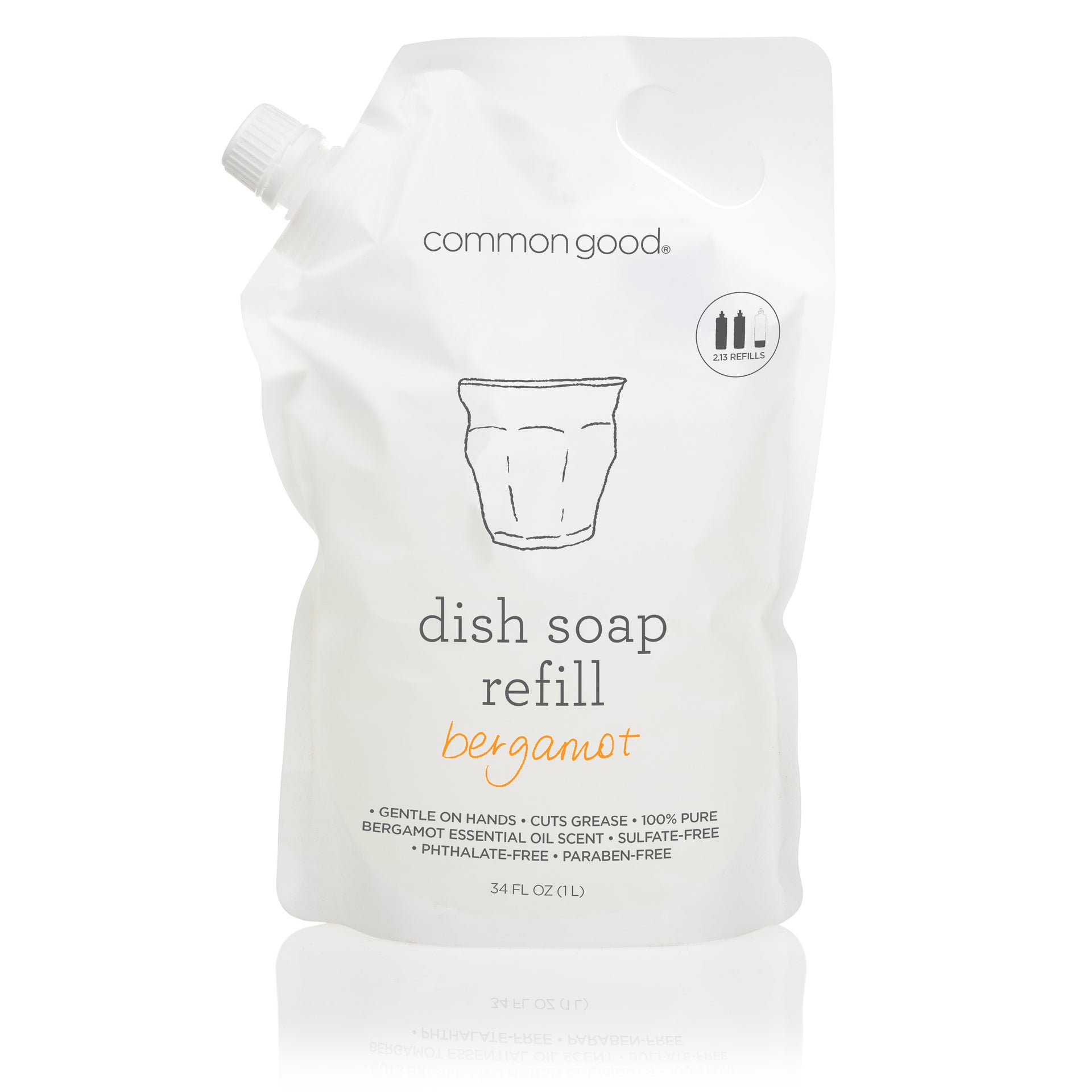 common good Dish Soap Refill Pouch, 32 Fl Oz
