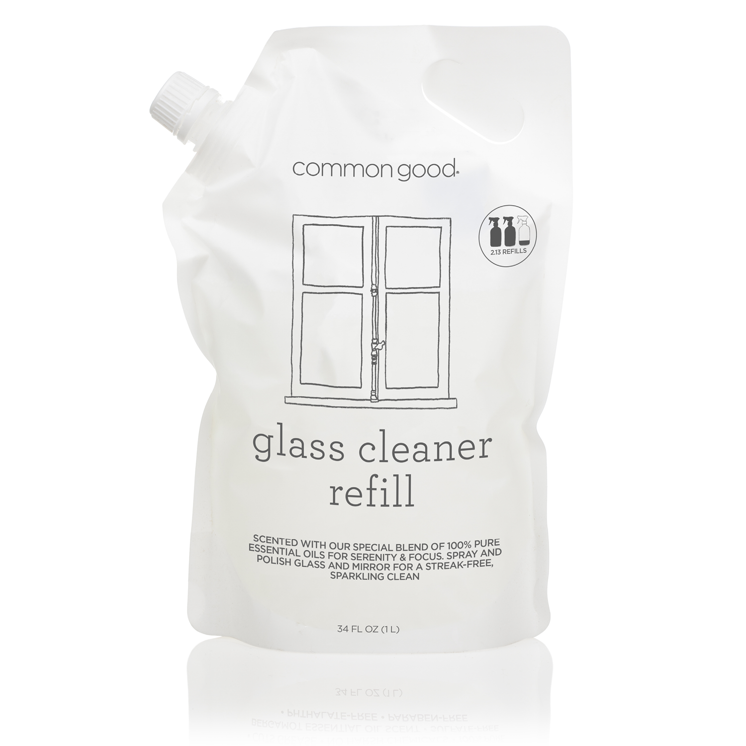Glass Cleaner Refill Pouch